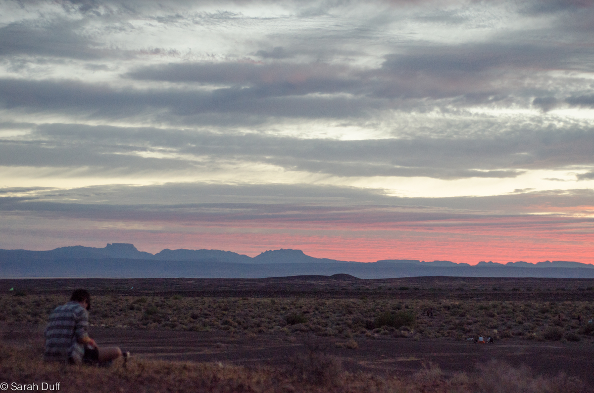 Sunset at AfrikaBurn 2014