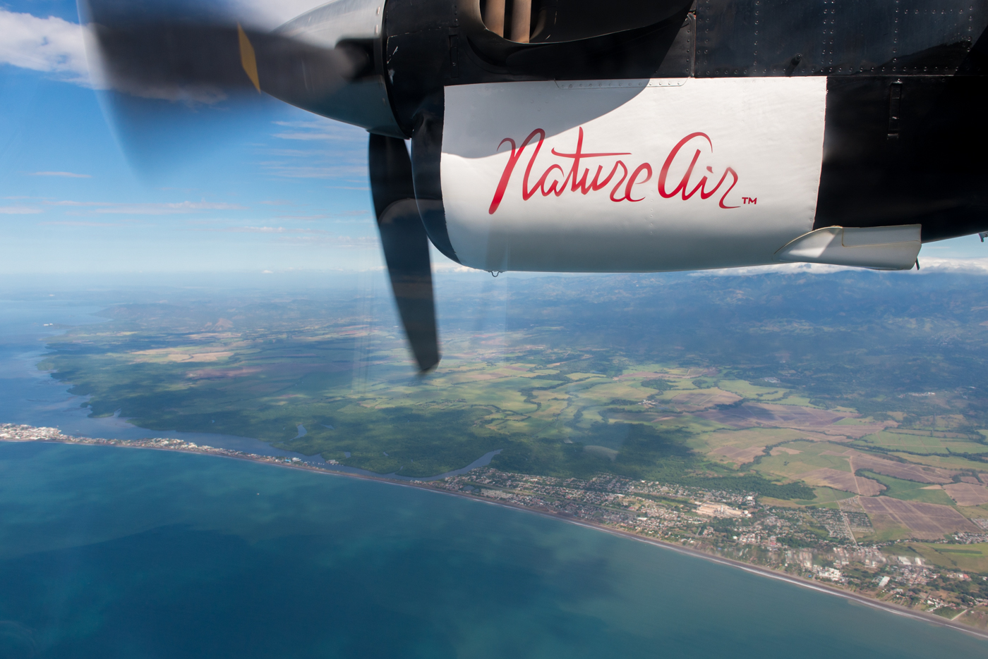 Flying to Nosara on Nature Air