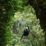 Ziplining in Monteverde Cloud Forest, Costa Rica