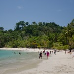 A perfect beach in Manuel Antonio National Park